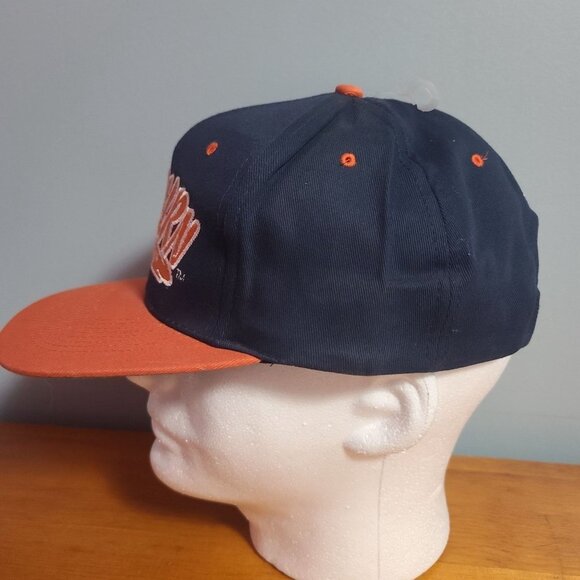 Vintage 90s Head Start Auburn University Tigers SEC NCAA Snapback Hat NWOT - Picture 3 of 7